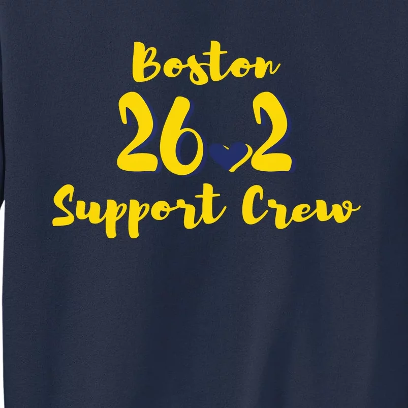 Boston 262 Marathon Support Crew Sweatshirt