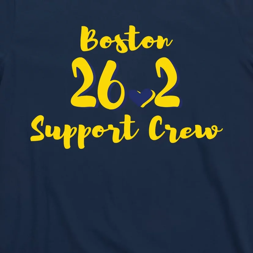 Boston 262 Marathon Support Crew T-Shirt