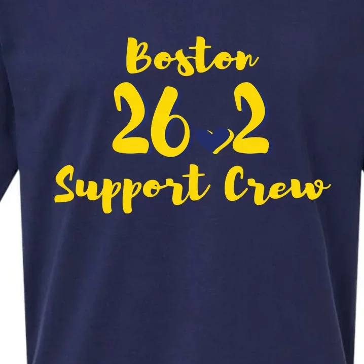 Boston 262 Marathon Support Crew Sueded Cloud Jersey T-Shirt