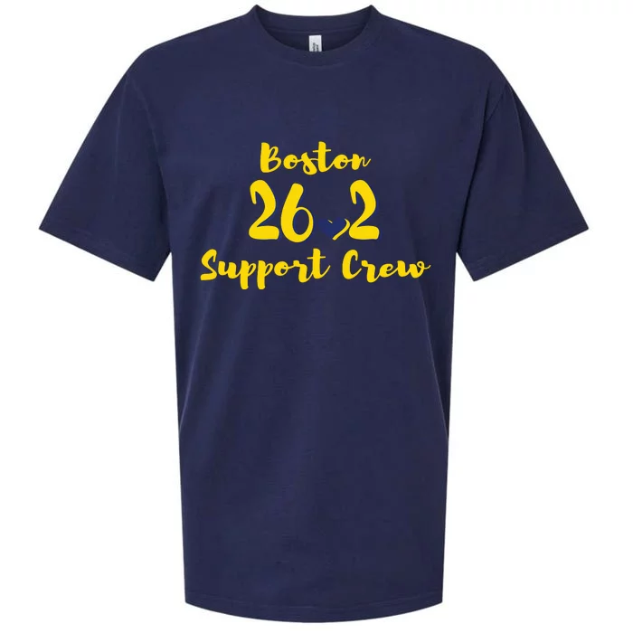 Boston 262 Marathon Support Crew Sueded Cloud Jersey T-Shirt