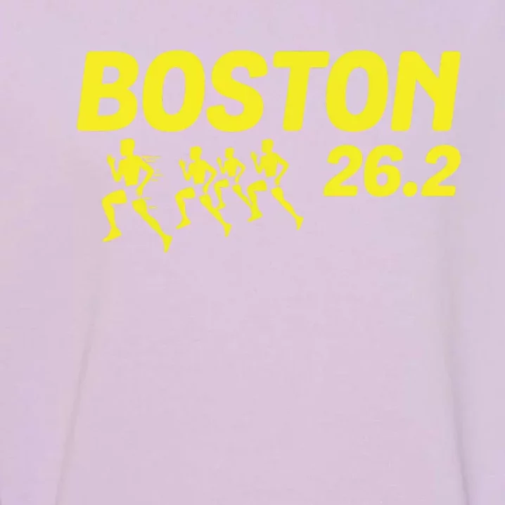 Boston 262 Miles Running Marathon Friend Support Gift Garment-Dyed Sweatshirt