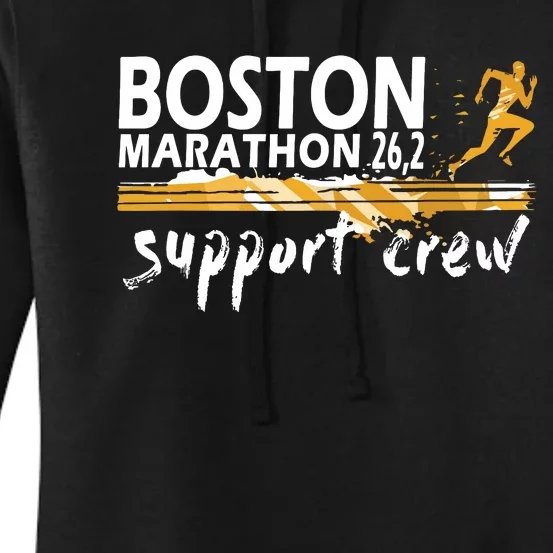 Boston 262 Marathon Support Crew For Womenyouth Women's Pullover Hoodie