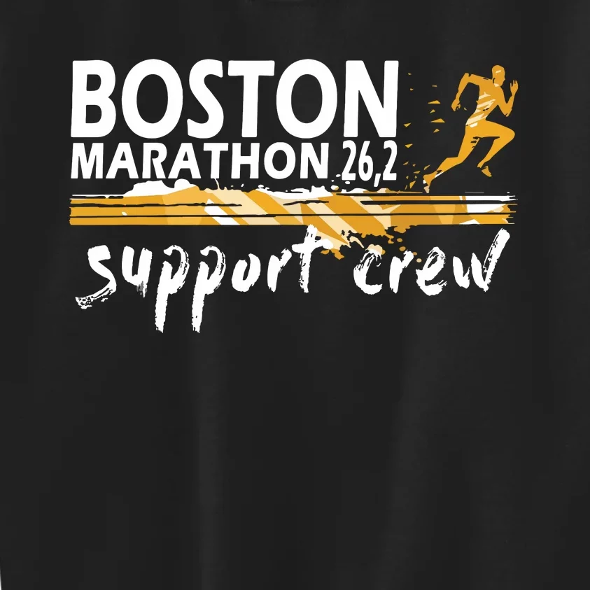 Boston 262 Marathon Support Crew For Womenyouth Kids Sweatshirt