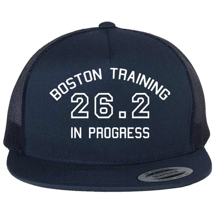 Boston 262 Marathon Training Flat Bill Trucker Hat