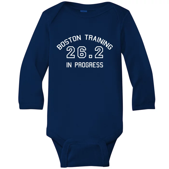 Boston 262 Marathon Training Baby Long Sleeve Bodysuit