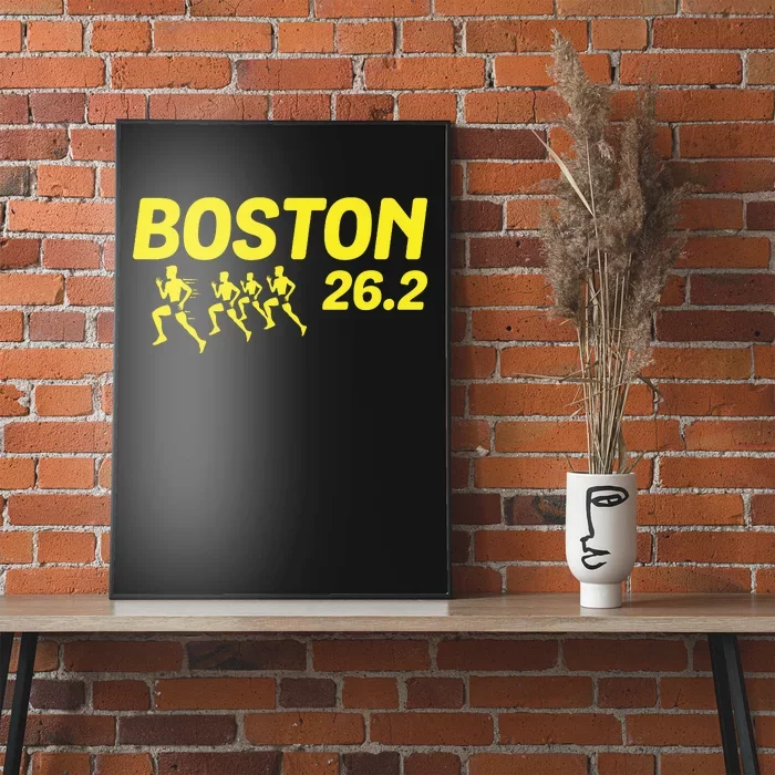 Boston 262 Miles Running Marathon Friend Support Gift Poster