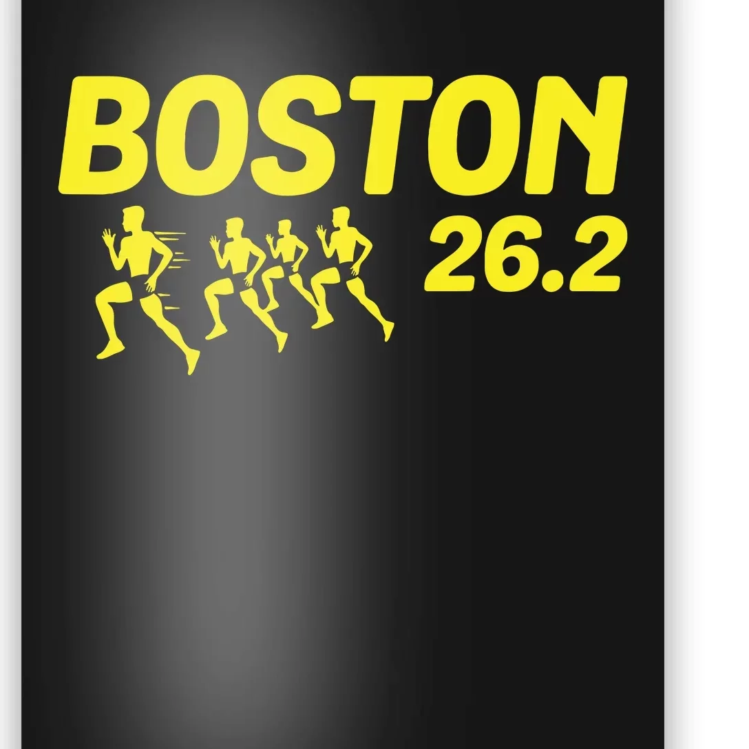 Boston 262 Miles Running Marathon Friend Support Gift Poster