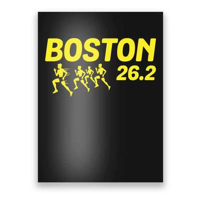 Boston 262 Miles Running Marathon Friend Support Gift Poster