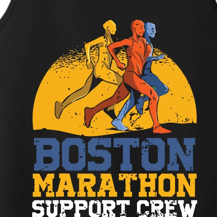 Boston 2024 Marathon Runner 262 Miles Support Crew Performance Tank