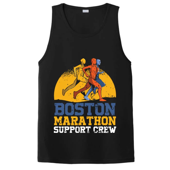 Boston 2024 Marathon Runner 262 Miles Support Crew Performance Tank