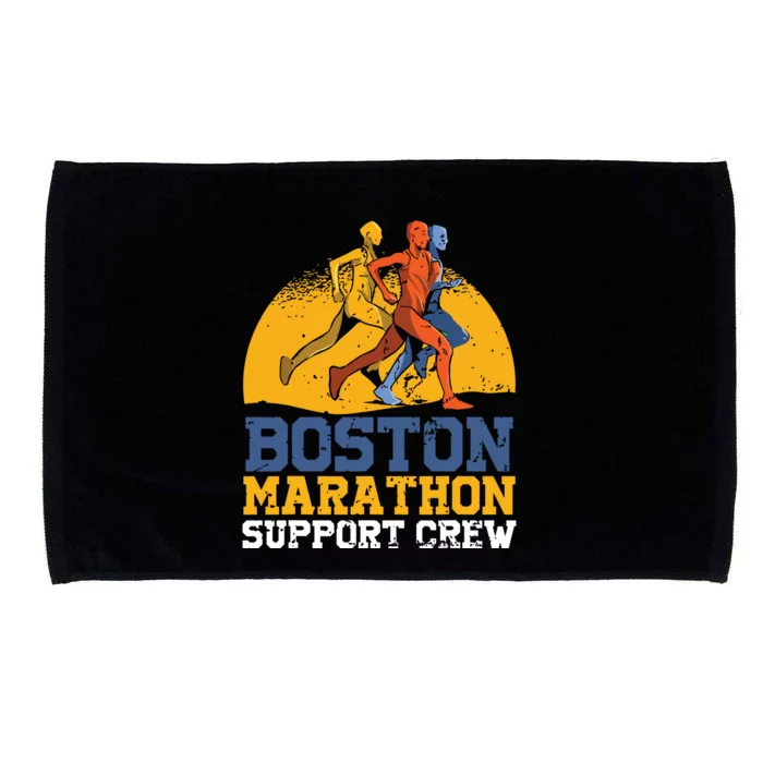 Boston 2024 Marathon Runner 262 Miles Support Crew Microfiber Hand Towel