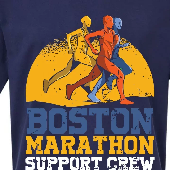 Boston 2024 Marathon Runner 262 Miles Support Crew Sueded Cloud Jersey T-Shirt