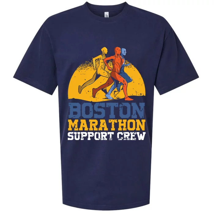 Boston 2024 Marathon Runner 262 Miles Support Crew Sueded Cloud Jersey T-Shirt