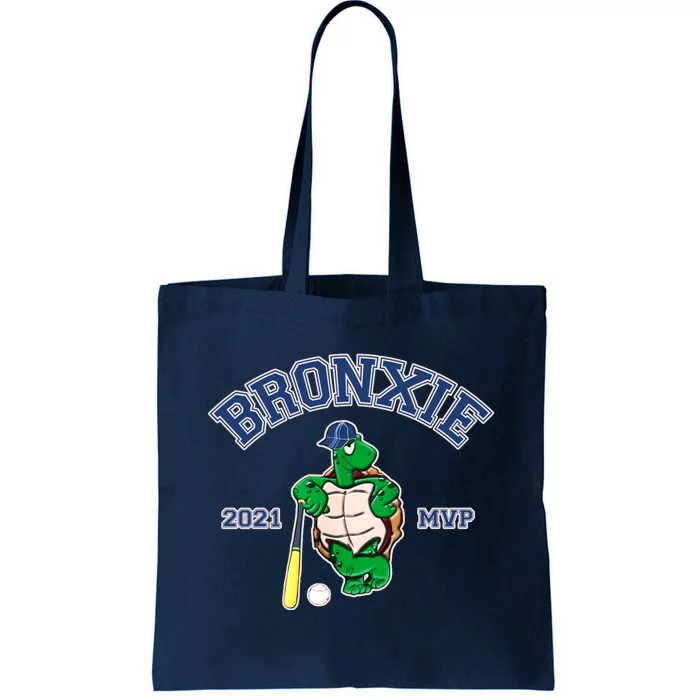 Bronxie 2021 MVP Baseball Turtle Logo Tote Bag