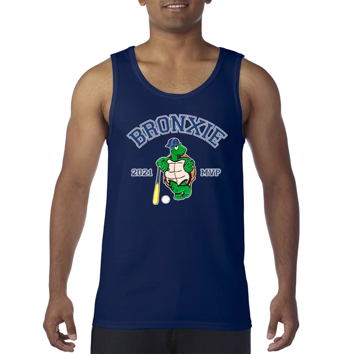 Bronxie 2021 MVP Baseball Turtle Logo Tank Top