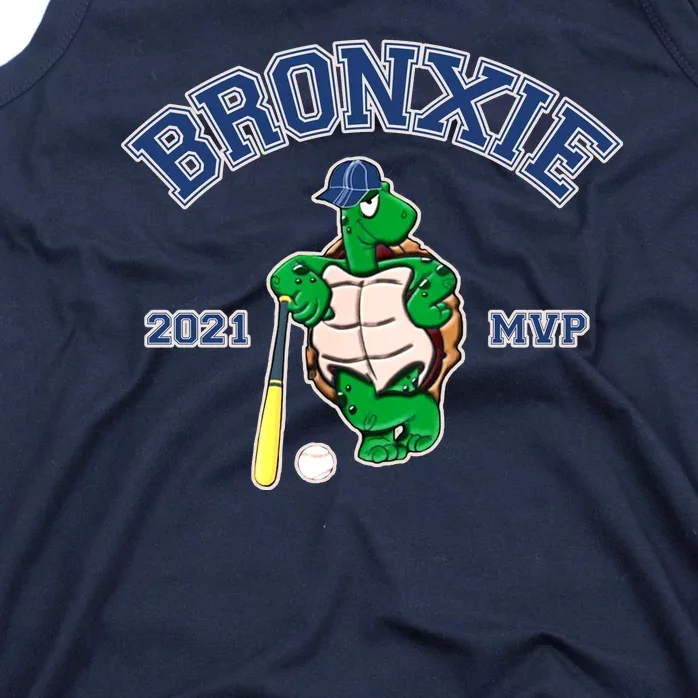 Bronxie 2021 MVP Baseball Turtle Logo Tank Top