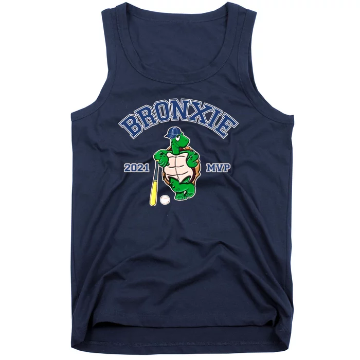 Bronxie 2021 MVP Baseball Turtle Logo Tank Top