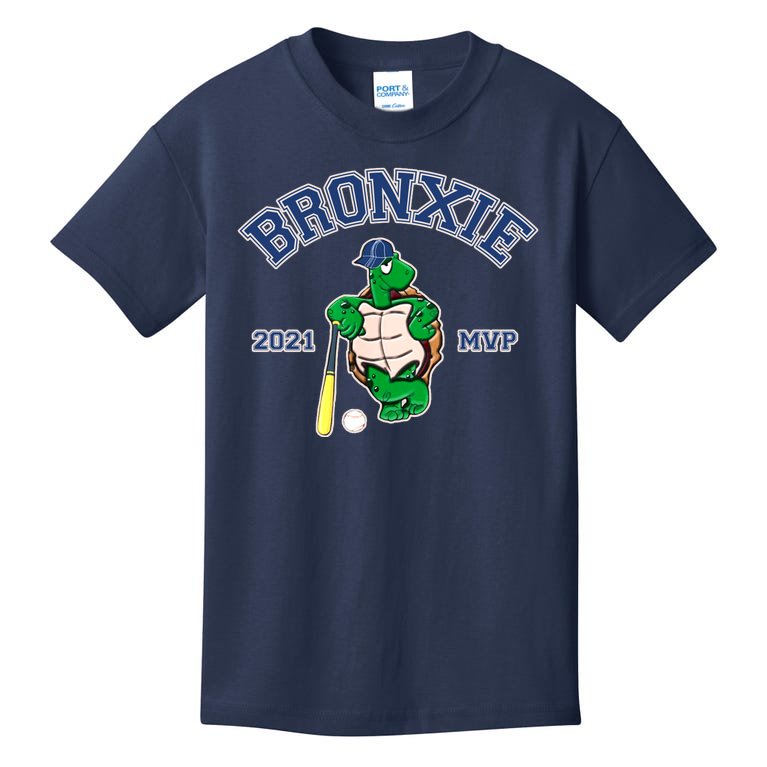 Bronxie 2021 MVP Baseball Turtle Logo Kids T-Shirt