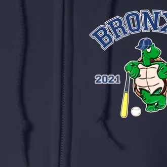 Bronxie 2021 MVP Baseball Turtle Logo Full Zip Hoodie