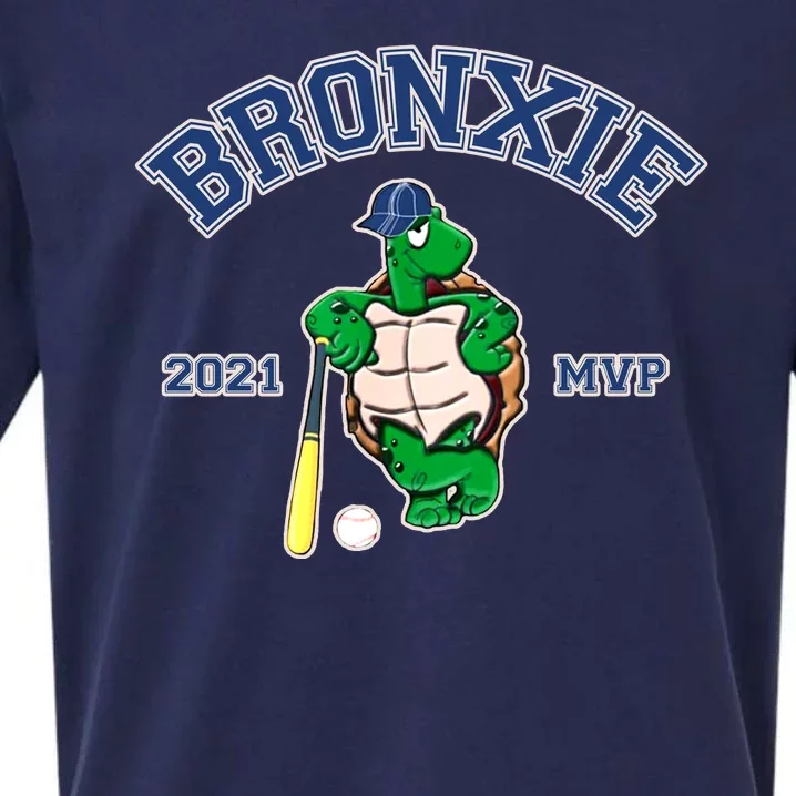 Bronxie 2021 MVP Baseball Turtle Logo Sueded Cloud Jersey T-Shirt