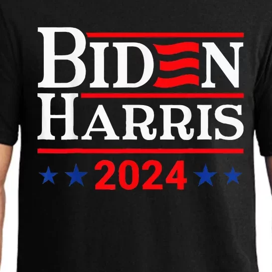 Bidenharris 2024 President American Flag Joebiden Kamala Pajama Set