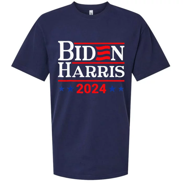 Bidenharris 2024 President American Flag Joebiden Kamala Sueded Cloud Jersey T-Shirt