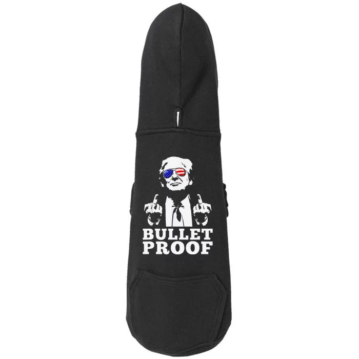 Bulletproof 2024 Presidential Candidate 45 Doggie 3-End Fleece Hoodie