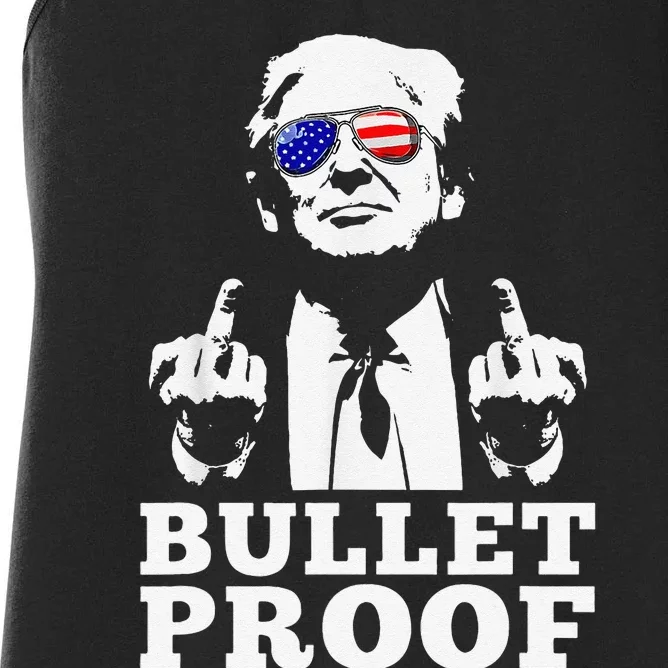 Bulletproof 2024 Presidential Candidate 45 Women's Racerback Tank