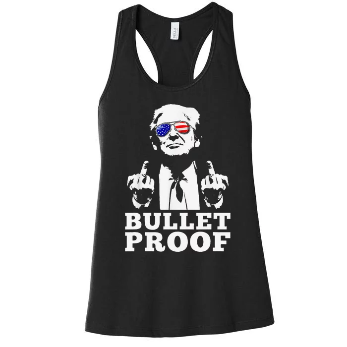 Bulletproof 2024 Presidential Candidate 45 Women's Racerback Tank