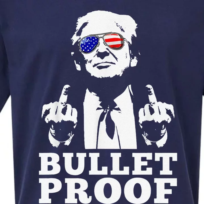 Bulletproof 2024 Presidential Candidate 45 Sueded Cloud Jersey T-Shirt