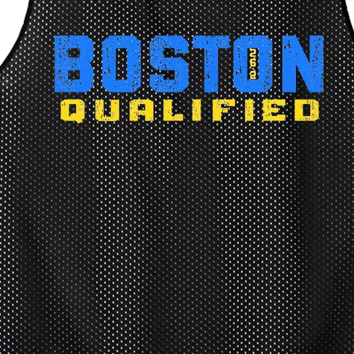 Boston 26.2 Qualified Runner In Training Qualifier Mesh Reversible Basketball Jersey Tank