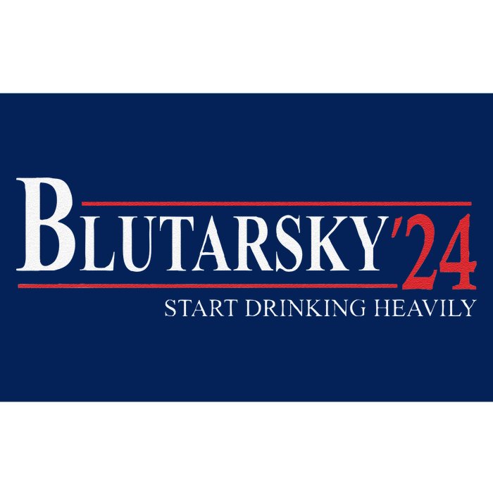 Blutarsky 2024 Start Drinking Heavily Funny Political Bumper Sticker