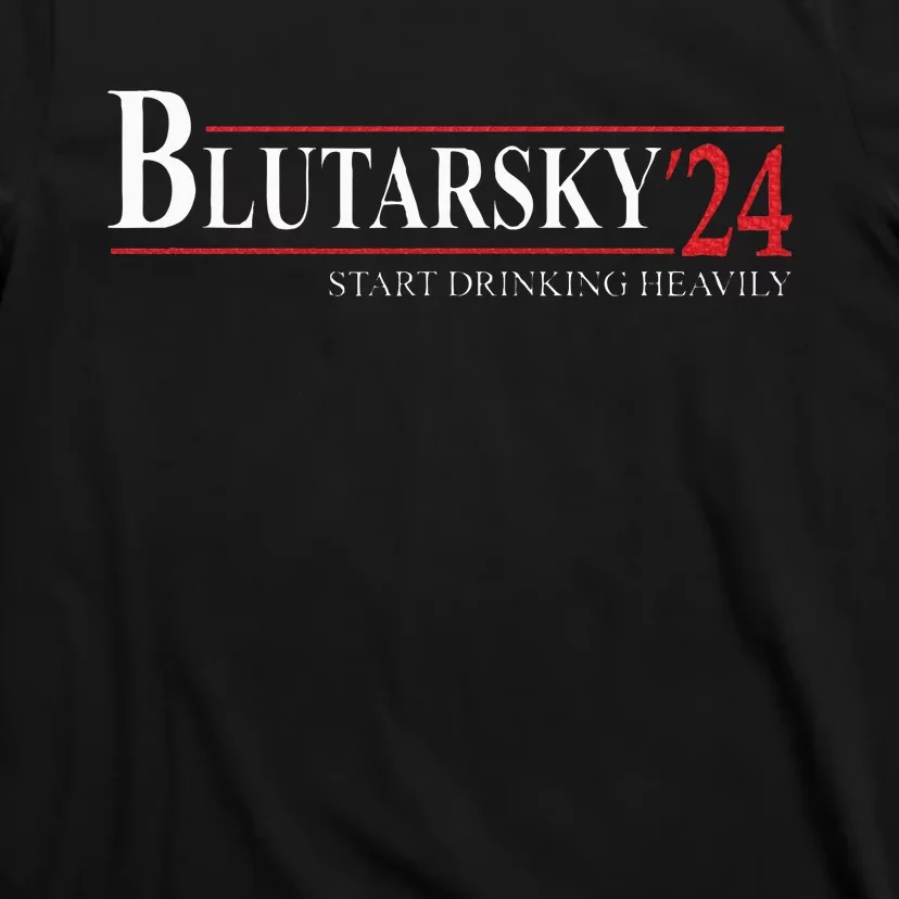 Blutarsky 2024 Start Drinking Heavily Funny T-Shirt