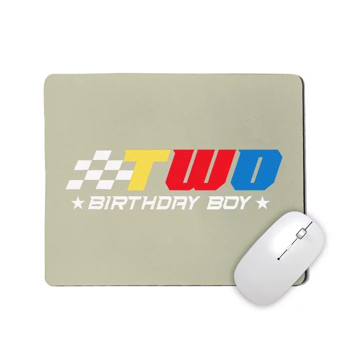 Birthday 2 Two Race Car 2nd Racing Pit Crew Driver Mousepad