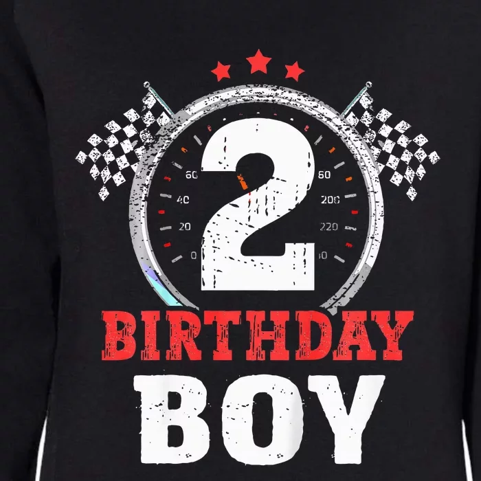 Birthday 2 Two Race Car 2nd Birthday Racing Car Driver Womens California Wash Sweatshirt