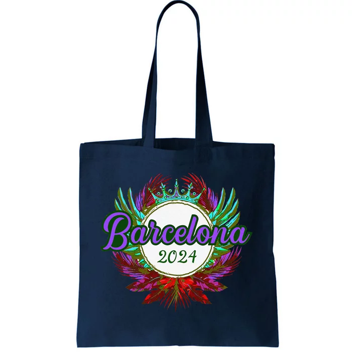 Barcelona 2024 Team Travel Quote Tote Bag