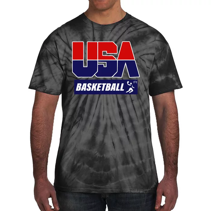 Basketball 2024 Usa Tie-Dye T-Shirt