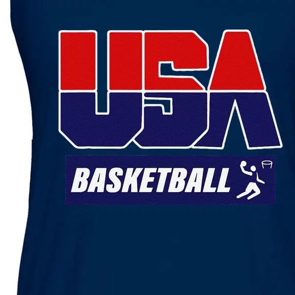 Basketball 2021 Usa Ladies Essential Flowy Tank