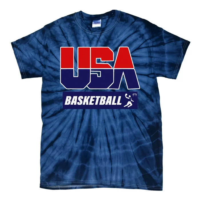 Basketball 2021 Usa Tie-Dye T-Shirt