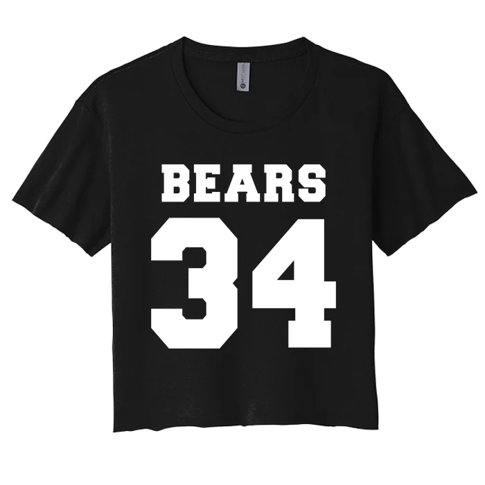 Bears 34 Women's Crop Top Tee