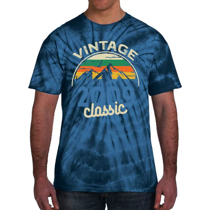 Birthday 365 Vintage 2009 Classic Birthday Gifts Tie-Dye T-Shirt