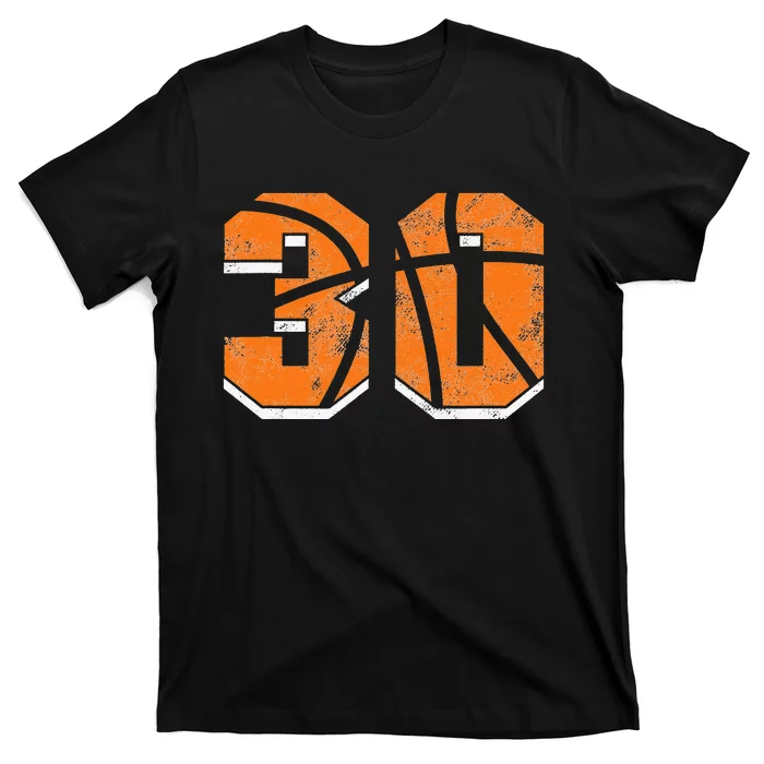 Basketballer 30 Years Basketball Player 1990 Ball Gift T-Shirt