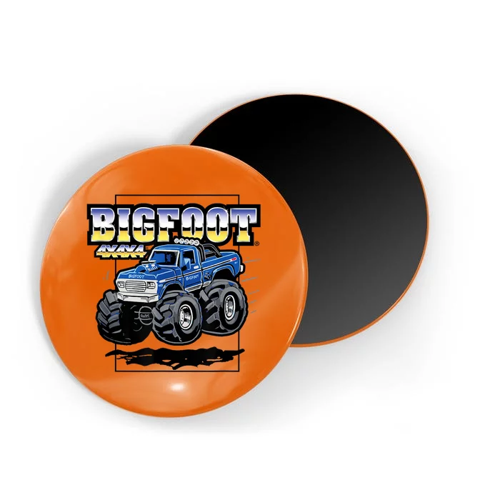 Bigfoot 4x4x4 Cartoon Truck (Color Options 1) Magnet