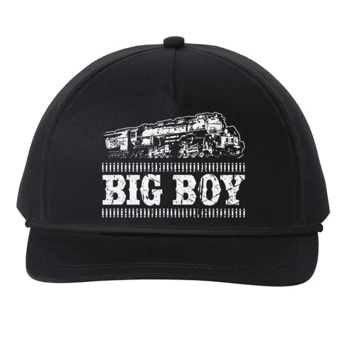 Big 4000 Classic Steam Locomotive Vintage American Train Snapback Five-Panel Rope Hat