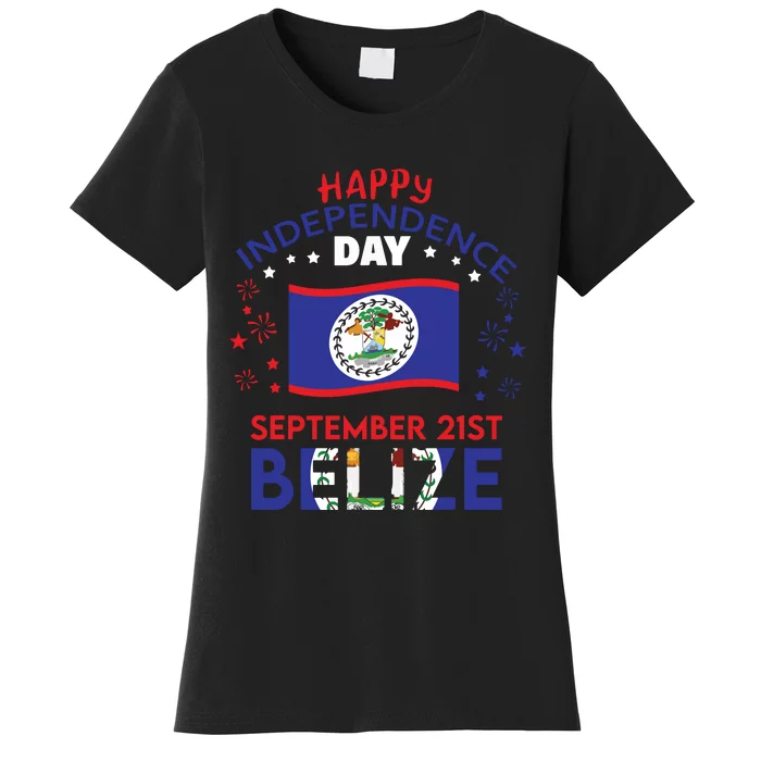 Belize 43rd Independence Day Belizean Pride Belize Flag Women's T-Shirt