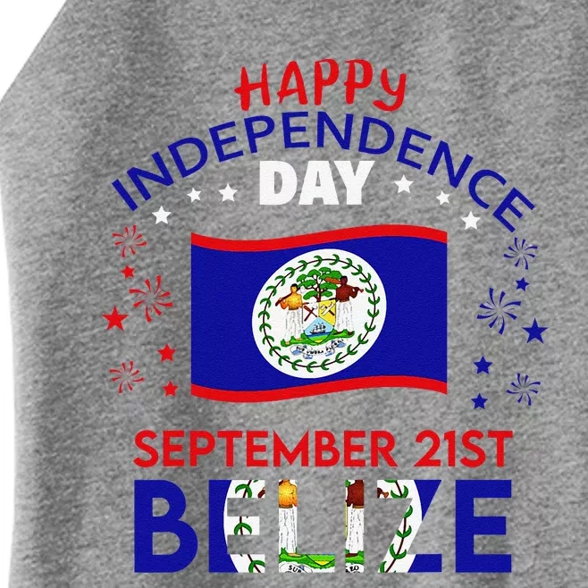 Belize 43rd Independence Day Belizean Pride Belize Flag Gift Women’s Perfect Tri Rocker Tank