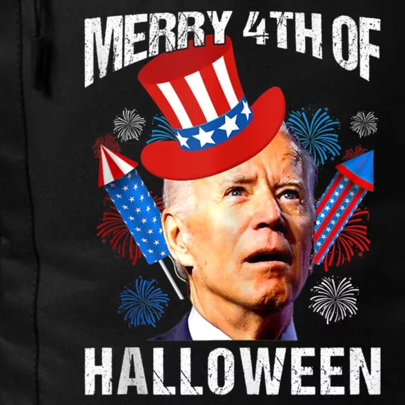 Biden 4th Of July Joe Biden Merry 4th Of Halloween Daily Commute Backpack