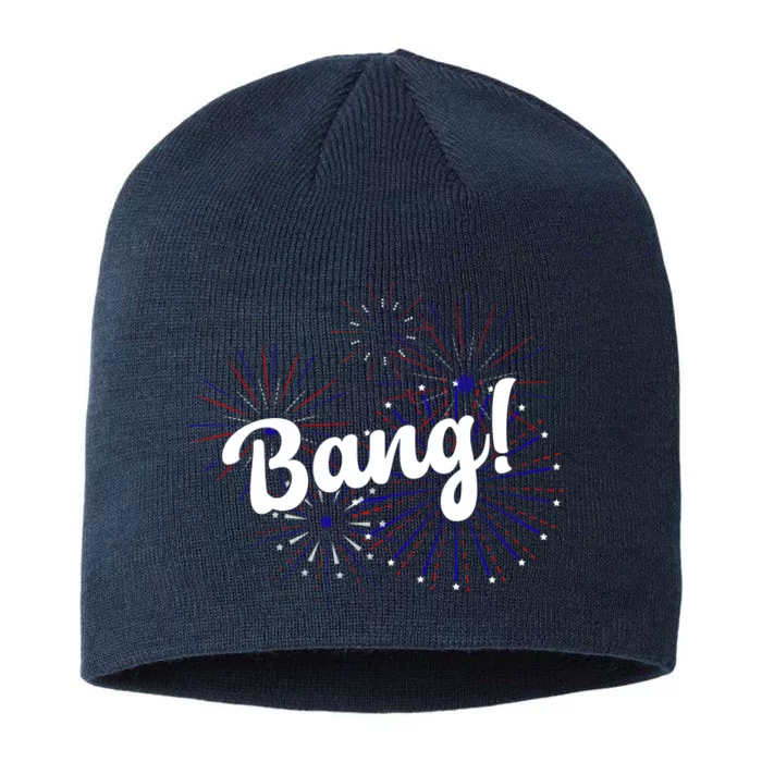 Bang 4th Of July Firework 8 1/2in Sustainable Knit Beanie