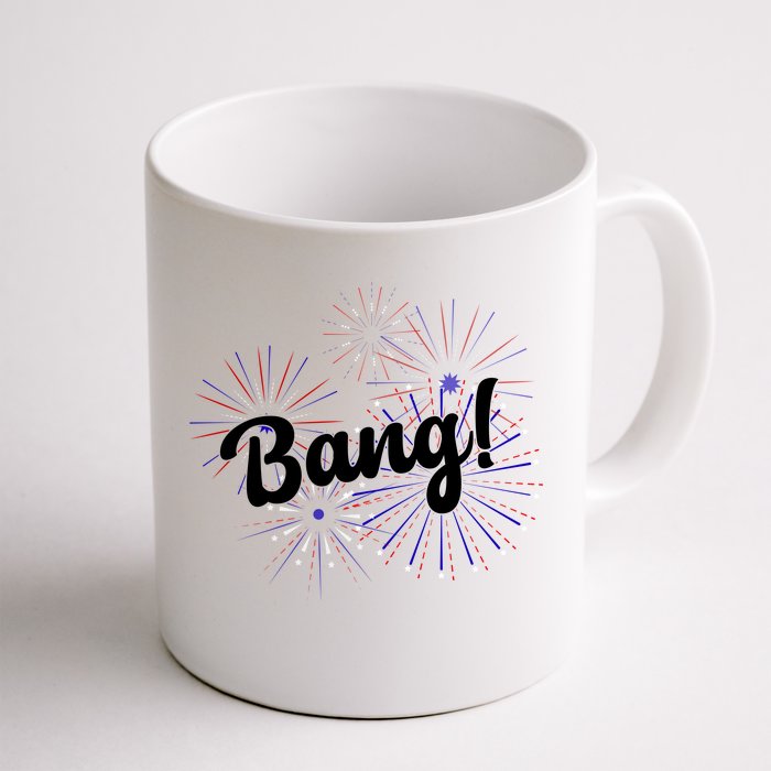 Bang 4th Of July Firework Front & Back Coffee Mug