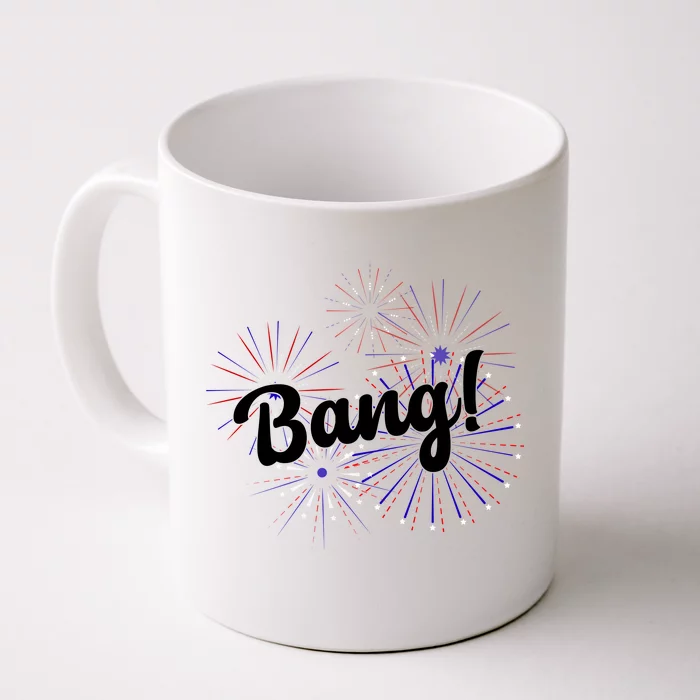 Bang 4th Of July Firework Front & Back Coffee Mug